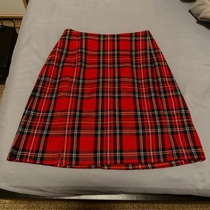 Brandy Melville red cara skirt